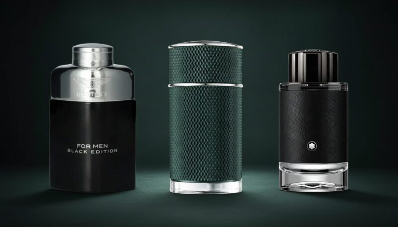 Gentlemen's Series 3x10ml Cologne Sample Set – Bentley Black, Montblanc Explorer, Dunhill Icon Racing