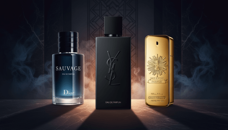 Sovereign Series Dior Sauvage, YSL Myslf, Paco Rabanne 1 Million 3x10ml Perfume Sample Set